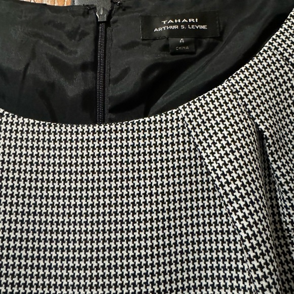 Tahari Womens Gray Sleeveless Suit Dress Light Size 4 - Picture 2 of 4